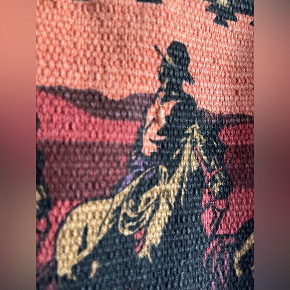 Womens canvas western purse - Picture 4 of 6